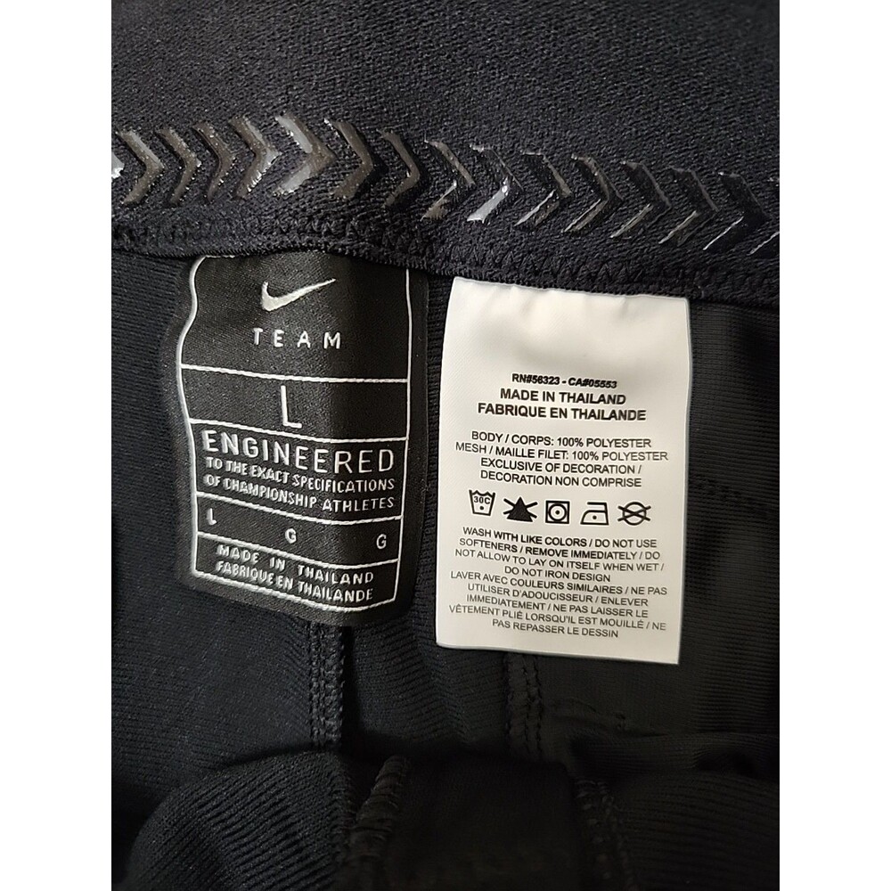 Nike Vapor Team Baseball Pants Mens L Black NEW - Picture 9 of 10